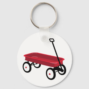 Red Wagon Keychain