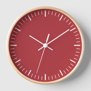 Red Wall Clock