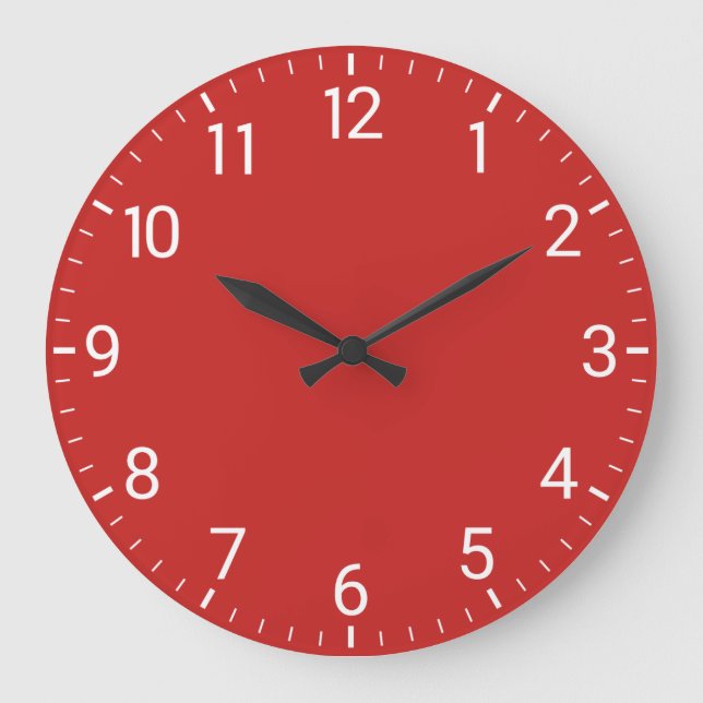 Red Wall Clock (Front)