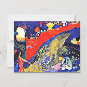 Red Wall Destiny by Kandinsky Card