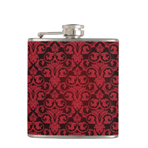 Red wallpaper 2 hip flask