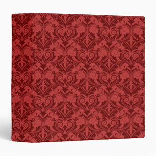 Red Wallpaper Binder