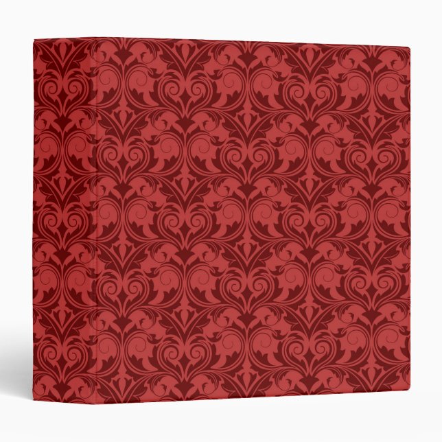 Red Wallpaper Binder (Front/Spine)
