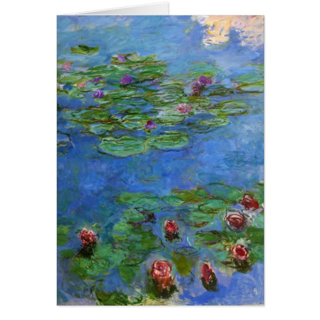 Red Water Lilies, Claude Monet (Front)
