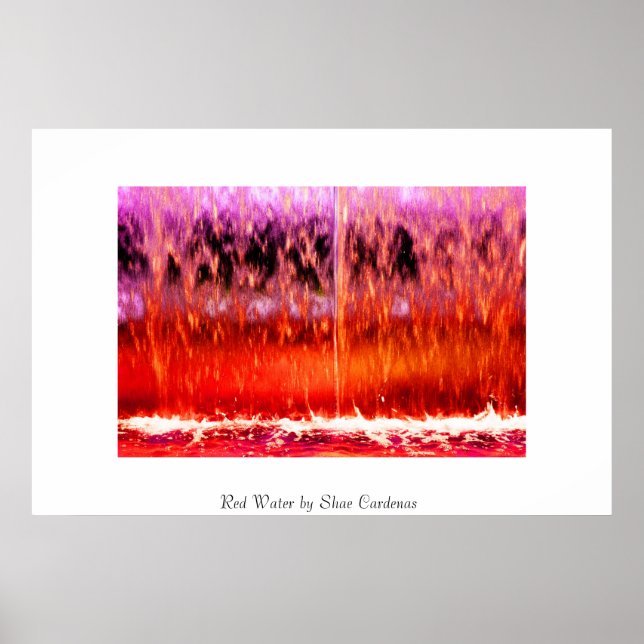 Red Water Poster (Front)