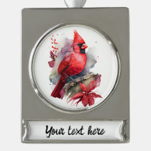 Red Watercolor Cardinal