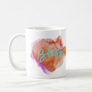 Red Watercolor Modern Word Stylish Trendy premium  Coffee Mug
