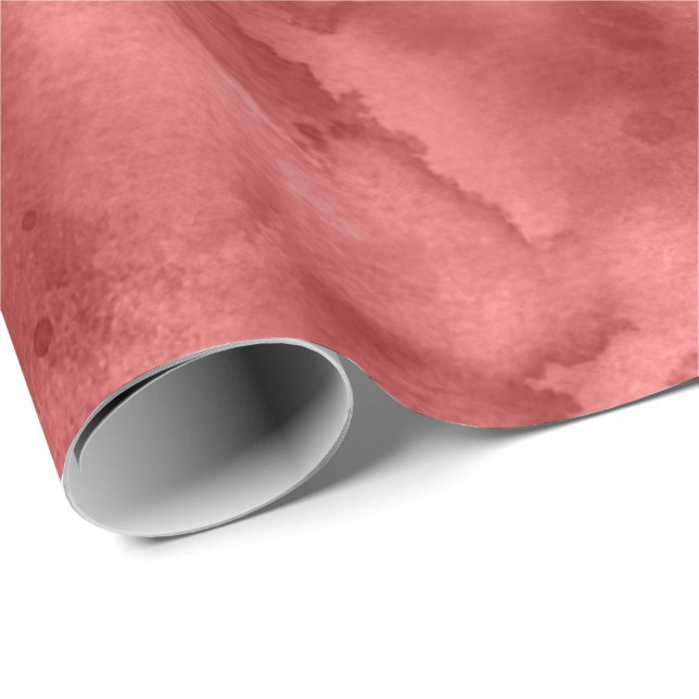 Red Watercolor     Wrapping Paper (Roll Corner)
