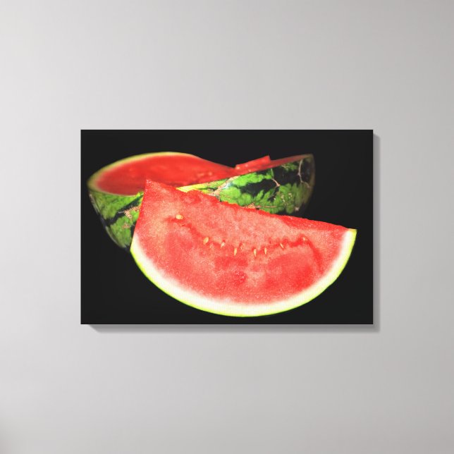Red Watermelon Canvas Print (Front)