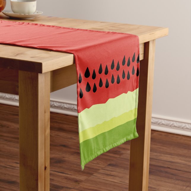 Red Watermelon Slice Table Runner (In Situ)
