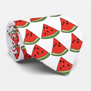Red Watermelon Slices Tie