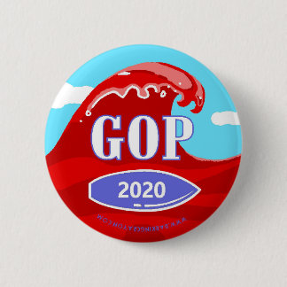 Red Wave 2020 2 Inch Round Button