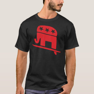 Red Wave Is Coming Republican Elephant Southern Re T-Shirt