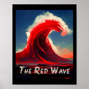 Red Wave Is Coming Republican Vote Poster
