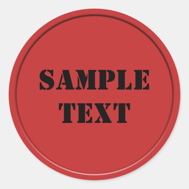 Red Wax Seal (Front)