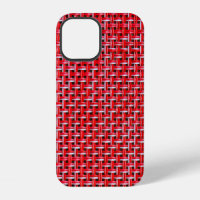 Red weave seamless texture of bamboo wicker rattan