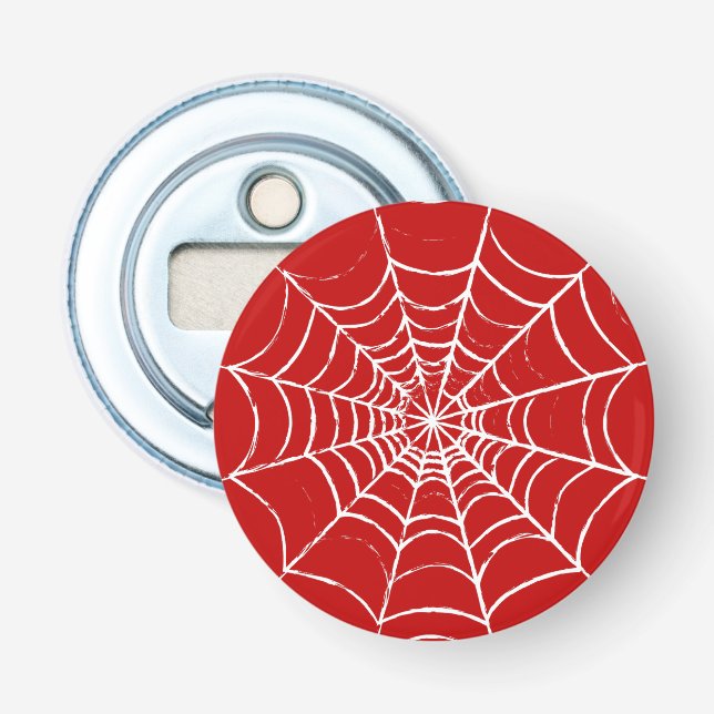 Red Web Bottle Opener (Front)