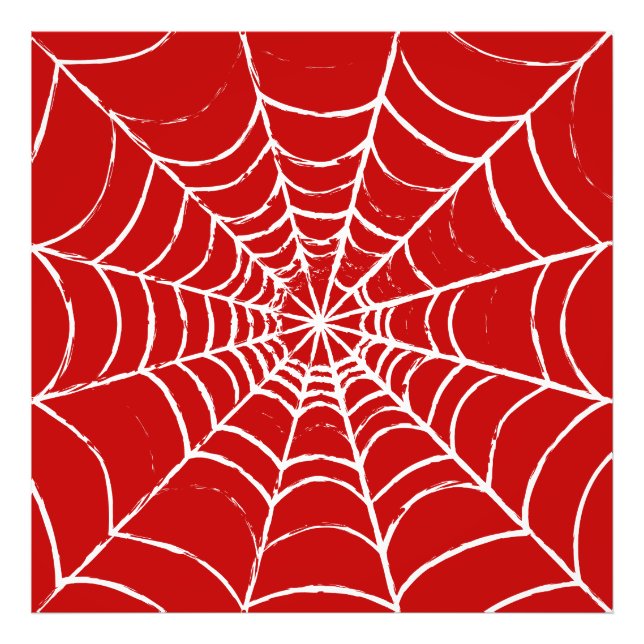 Red Web Photo Print (Front)