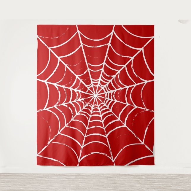 Red Web Tapestry (Front)