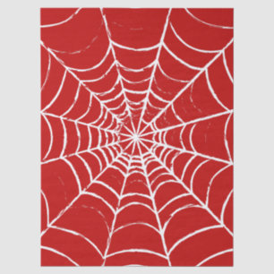 Red Web Tissue Paper