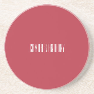 Red Wedding Coaster