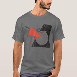 Red Wedge - Soviet Propaganda, Constructivist, Rev T-Shirt