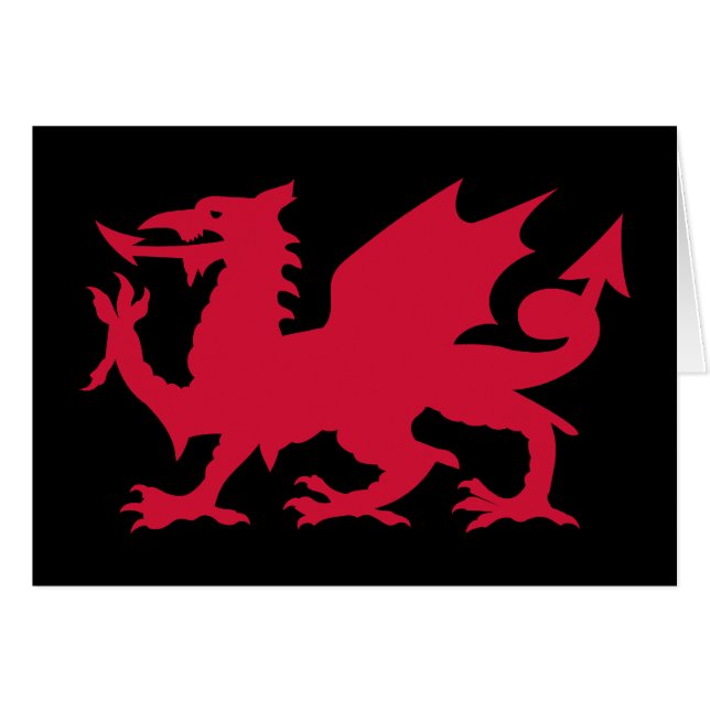 Red Welsh Dragon (Front Horizontal)