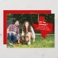 Red We've Moved - Dotted Texas Moving
