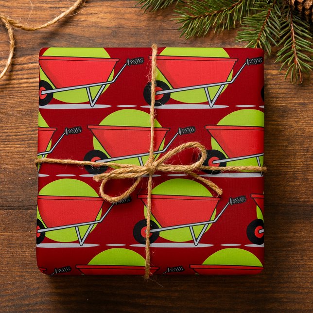 Red Wheelbarrow Wrapping Paper (Creator Uploaded)