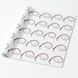 RED WHIP WRAPPING PAPER