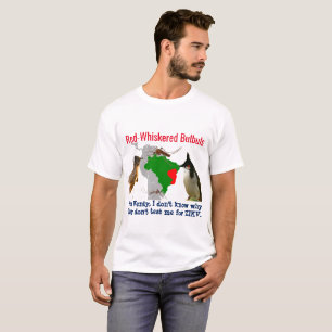 Red-Whiskered Bulbuls in Brazil by RoseWrites T-Shirt