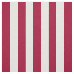 Red & White 1" Stripe USA Victorian Fabric