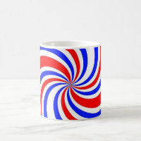 Red, White abd Blue Swirls