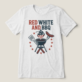 Red, White, and BBQ Tri-Blend Shirt