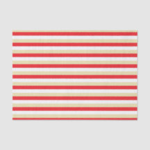 Red, White and Beige Stripes