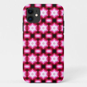 red, white and black geometric case