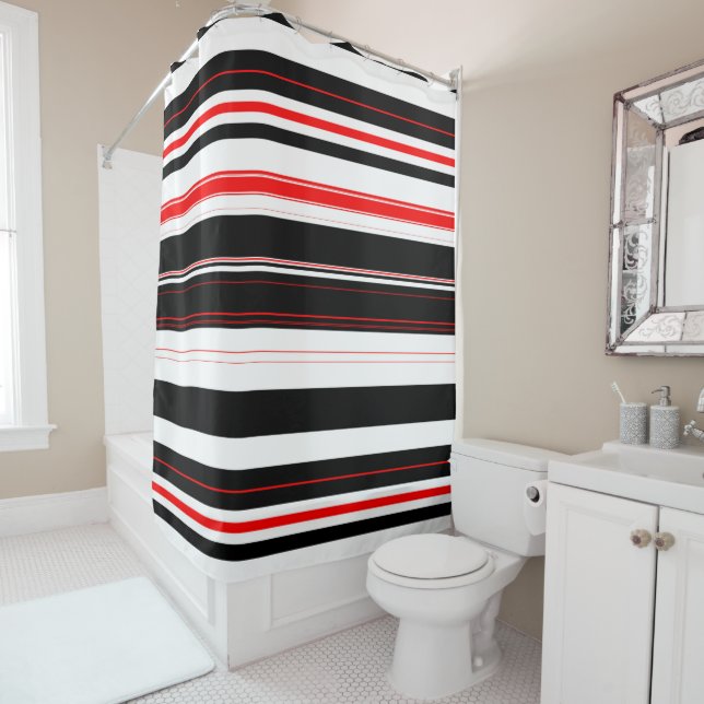 Red white and Black Stripes  (In Situ)