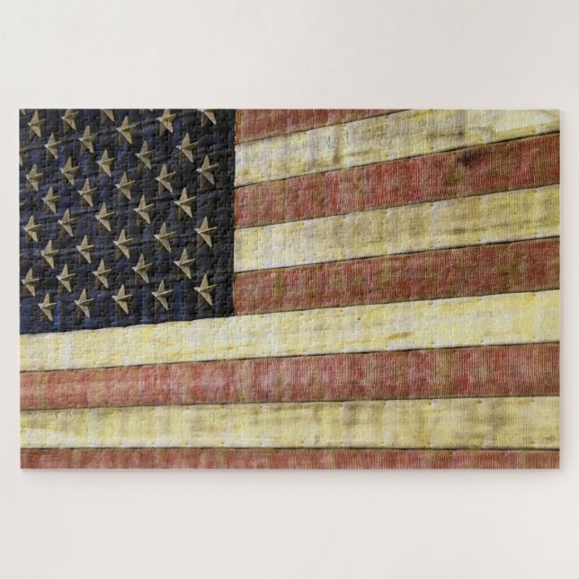 Red, White, and Blue  -  20x30 Inch Jigsaw Puzzle (Horizontal)