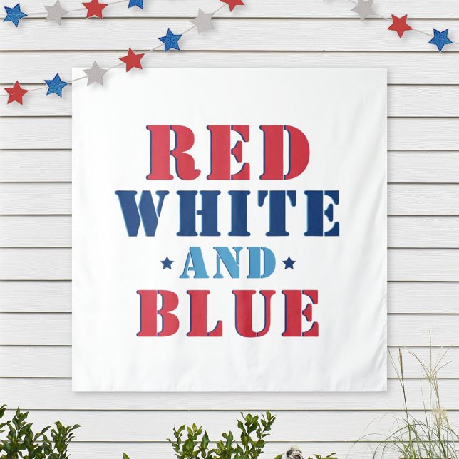 Red White and Blue 4th of July Tapestry (Creator Uploaded)