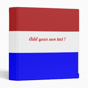Red White and Blue Add your own text ! Binder