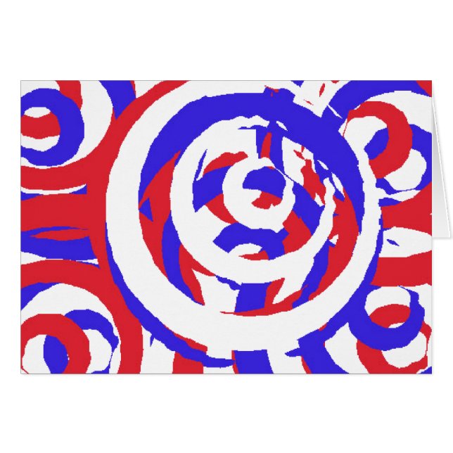 Red White and Blue Blank (Front Horizontal)