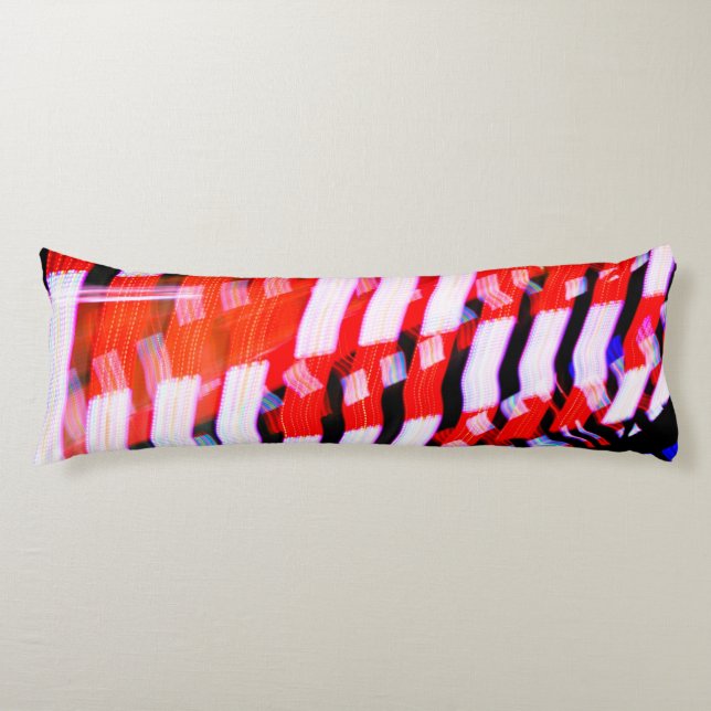 Red White and Blue Body Pillow (Front)