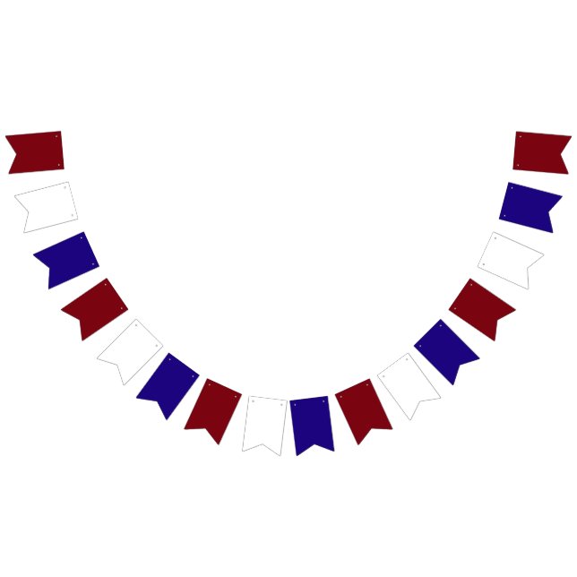 Red White and Blue Bunting Flags (All)