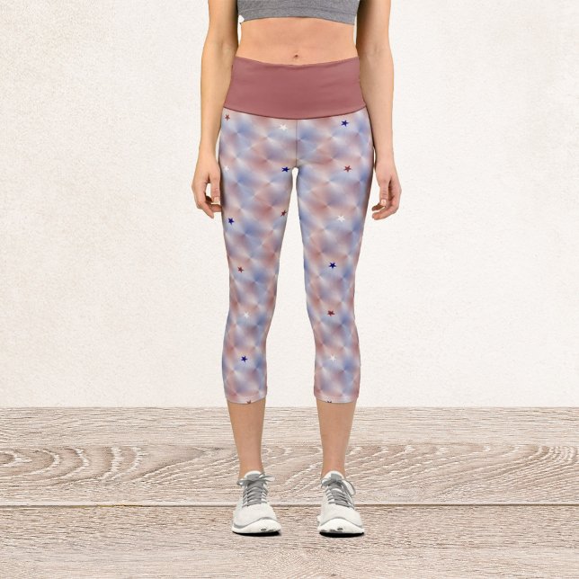 Red White and Blue  Capri Leggings (Creator Uploaded)