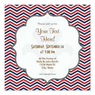 Red White And Blue Invitations Templates 3