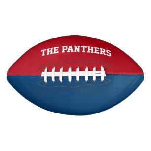 Red, White, and Blue Custom Football