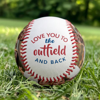 Red white and blue Elegant Custom Photo Baseball