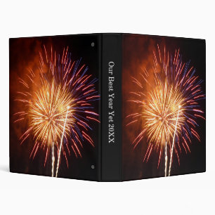 Red, White and Blue Fireworks I Patriotic Binder