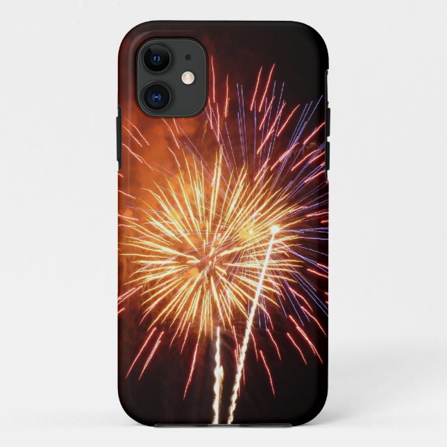 Red, White and Blue Fireworks I Patriotic Case-Mate iPhone Case (Back)