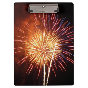 Red, White and Blue Fireworks I Patriotic Clipboard